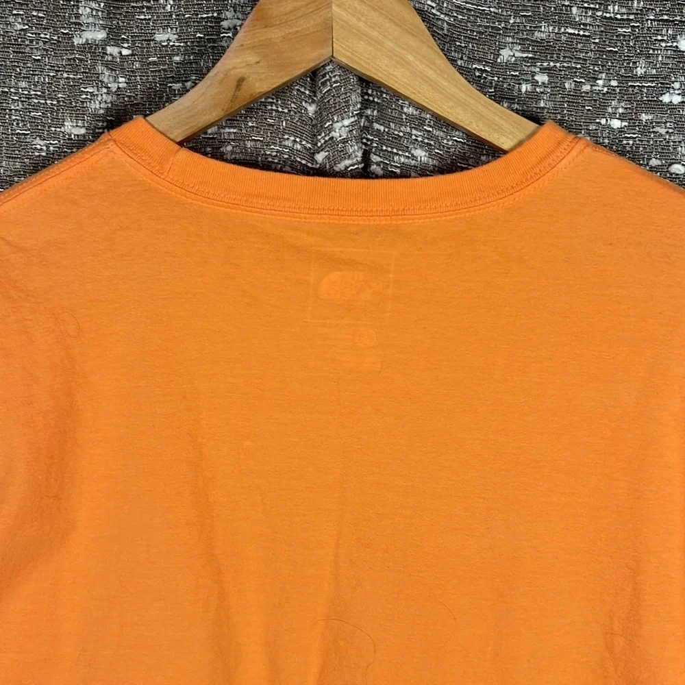 The North Face Men's‎ Short-Sleeve Jumbo Half Dome Orange Shirt Tee Size Large